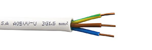 Καλώδιο ΝΥΜ (Α05VV-U) 3*1.5mm²