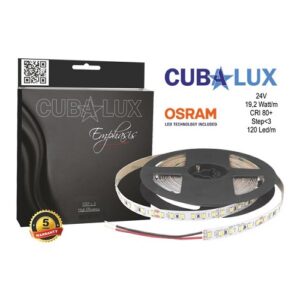 Ταινία LED 19,2 Watt 24V θερμό λευκό CUBALUX Emphasis