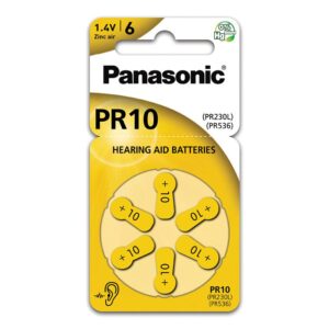 Μπαταρία ακουστικών βαρηκοίας PR10 Panasonic