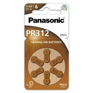 Μπαταρία ακουστικών βαρηκοίας PR1312 Panasonic