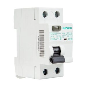Ρελέ διαφυγής τύπου Α 2*40Α 6kΑ GEYER