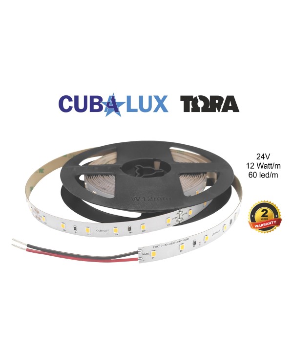 Ταινία LED 12 Watt 24V ουδέτερο λευκό CUBALUX