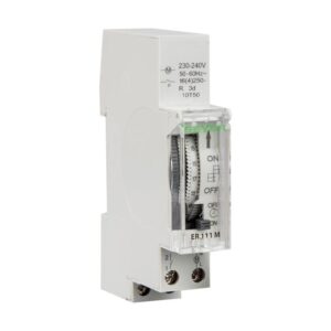 Χρονοδιακόπτης ράγας ημερήσιος εφεδρεία GEYER