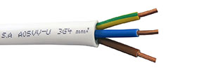 Καλώδιο ΝΥΜ (Α05VV-U) 3*4mm²