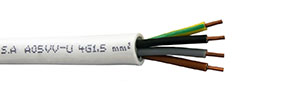 Καλώδιο ΝΥΜ (Α05VV-U) 4*1.5mm²