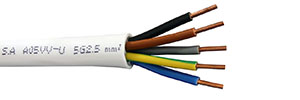 Καλώδιο ΝΥΜ (Α05VV-U) 5*2.5mm²