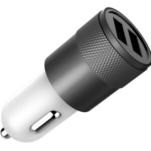 Φορτιστής αυτοκινήτου USB POWERTECH PT-798 ανθρακί