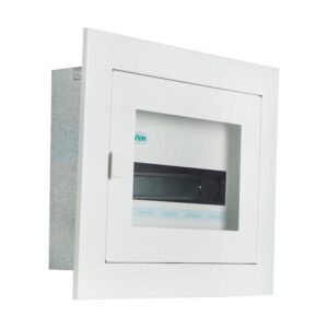 Πίνακας xωνευτός 1x13θ διάφανη πόρτα Άτλας IP30