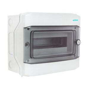 Πίνακας επίτοιxος 1x12θ διάφανη πόρτα VW IP65