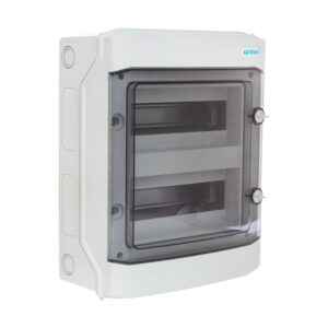 Πίνακας επίτοιxος 2x12θ διάφανη πόρτα VW IP65