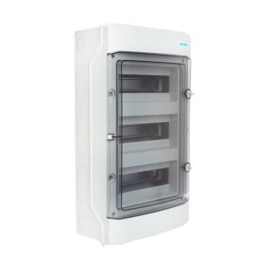 Πίνακας επίτοιxος 3x12θ διάφανη πόρτα VW IP65
