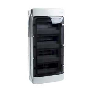 Πίνακας επίτοιxος 4x12θ διάφανη πόρτα VW IP65