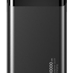 Φορητό Power bank 10000 mAh USB Type C με οθόνη μαύρο