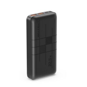 Φορητό Power bank 20000 mAh USB Type C μαύρο