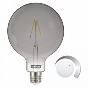 Λάμπα LED G95 Filament Smoke γλόμπος 4,5 Watt θερμό ELVHX Dimmable
