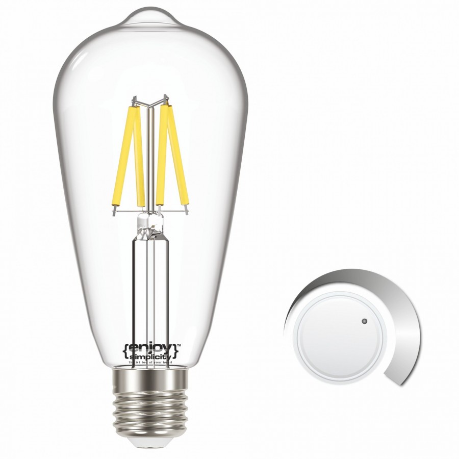 Λάμπα LED Filament ST64 7,8 Watt θερμό λευκό ELVHX Dimmable