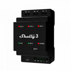Smart διακόπτης ράγας Shelly Pro 3