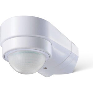 Ανιχνευτής κίνησης επίτοιχος IR 600W 240° 10m IP65 λευκός GEYER