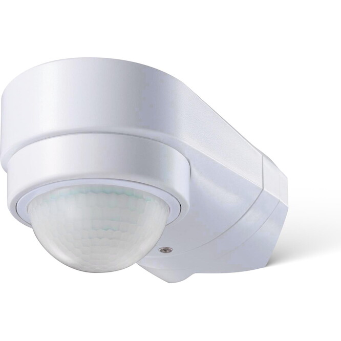 Ανιχνευτής κίνησης επίτοιχος IR 600W 240° 10m IP65 λευκός GEYER
